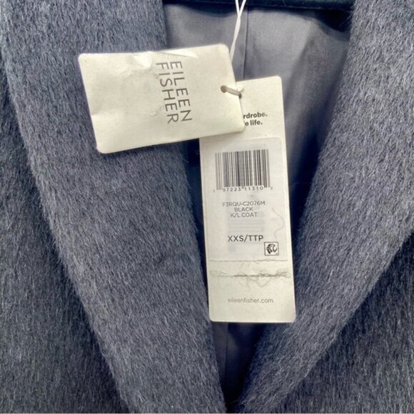 Eileen Fisher Alpaca Luxe Shawl Collar Coat   size XXS - Picture 14 of 16